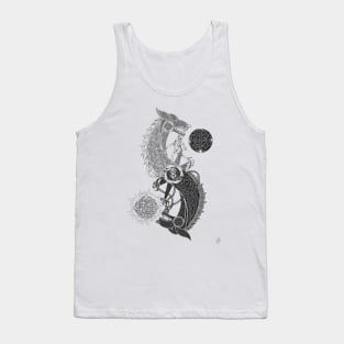 Skoll and Hati Knotwork Tank Top